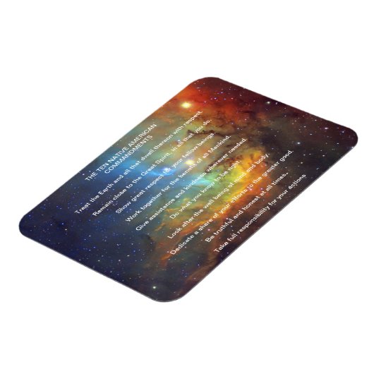 Magnet Flexible Dix commandements amérindiens (Côté Gauche)