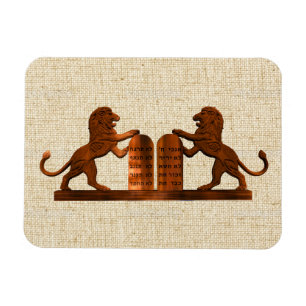 Magnet Flexible Dix commandements et lions