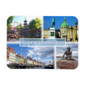 Magnet Flexible DK Copenhagen - Jardin Tivoli - Comté d'Amalienbor (Horizontal)