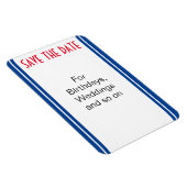 Magnet Flexible do-it-yourself - Ajoutez votre texte avec un stylo (Côté Droit)