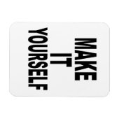 Magnet Flexible do-it-yourself Créez votre propre aimant frigo fle (Horizontal)