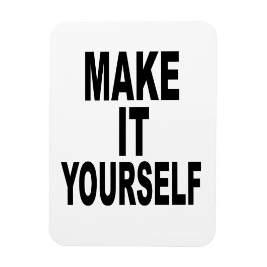 Magnet Flexible do-it-yourself Créez votre propre aimant frigo fle (Vertical)