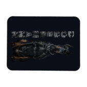 Magnet Flexible Doberman Pinscher (Horizontal)