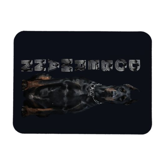 Magnet Flexible Doberman Pinscher (Horizontal)