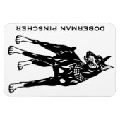 Magnet Flexible doberman pinscher (Horizontal)