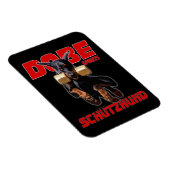 Magnet Flexible Dobermann Pinscher schutzhund aimant de saut (Côté Droit)