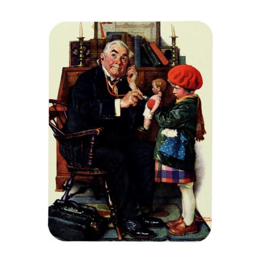 Magnet Flexible Docteur et poupée (Vertical)