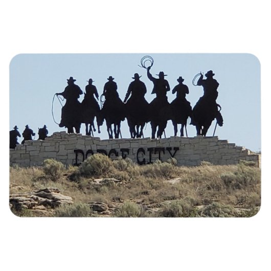 Magnet Flexible Dodge City, Kansas - Wild West Town (Horizontal)