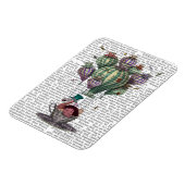 Magnet Flexible Dodo en Teacup avec libellules (Côté Gauche)