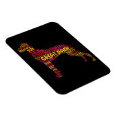 Magnet Flexible Dog | Large Noble Great Dane (Côté Droit)