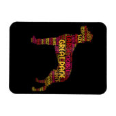 Magnet Flexible Dog | Large Noble Great Dane (Horizontal)