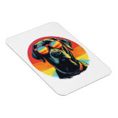 Magnet Flexible Dog with Sunglasses (Côté Droit)