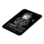 Magnet Flexible Dogecoin Doge Je Veux Que Tu Sois À La Lune Crypto (Côté Gauche)