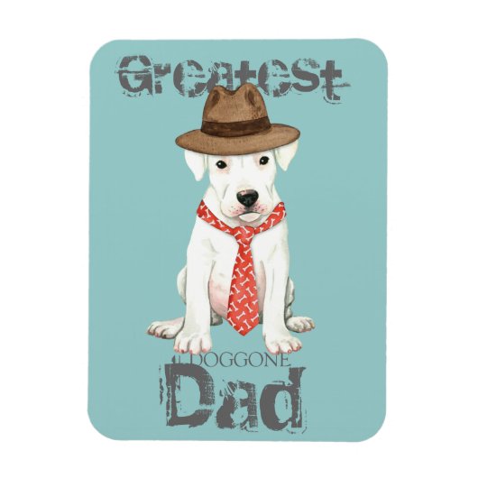 Magnet Flexible Dogo Argentino (Vertical)