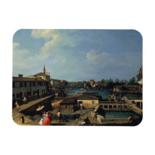 Magnet Flexible Dolo sur le Brenta (huile sur la toile)