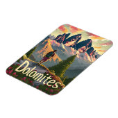 Magnet Flexible Dolomites Randonnée (Côté Gauche)