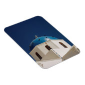 Magnet Flexible Dôme bleu, Santorin, Grèce (Côté Droit)