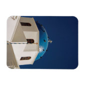 Magnet Flexible Dôme bleu, Santorin, Grèce (Horizontal)