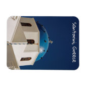 Magnet Flexible Dôme bleu, Santorin, Grèce (Horizontal)