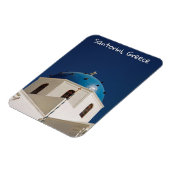 Magnet Flexible Dôme bleu, Santorin, Grèce (Côté Gauche)