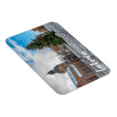 Magnet Flexible Dôme carré avec sapin de Noël à Riga (Côté Droit)