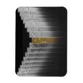 Magnet Flexible Dominos d'or et d'argent (Vertical)