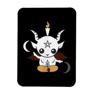 Magnet Flexible Don de chèvre Baphomet Halloween