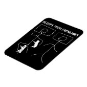 Magnet Flexible Don de chien | Couches Avec Français (Côté Gauche)