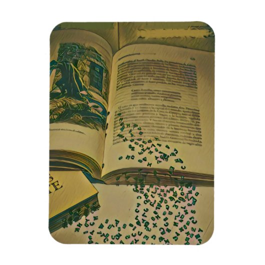 Magnet Flexible Don pour amoureux de bibliothèque (Vertical)