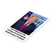 Magnet Flexible Donald Trump J'Aime Me Réveiller (Côté Gauche)