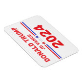 Magnet Flexible Donald Trump JD Vance 2024 (Côté Droit)