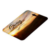 Magnet Flexible "Donner me rend riche" Motivation Affirmation Flex (Côté Gauche)