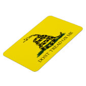 Magnet Flexible DONT TREAD ON ME Rattlesnake Snake Revolution Flag (Côté Gauche)