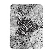 Magnet Flexible Doodle cardiaque inspiré (Vertical)