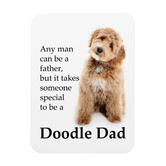 Magnet Flexible Doodle Chien Papa (Vertical)