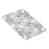 Magnet Flexible Doodle chinois de poisson (Côté Droit)