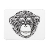 Magnet Flexible Doodle de l'illusion du singe (Horizontal)