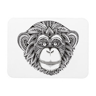 Magnet Flexible Doodle de l'illusion du singe