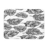 Magnet Flexible Doodle de plumes douces (Horizontal)