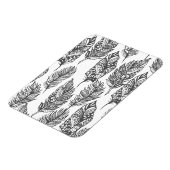 Magnet Flexible Doodle de plumes douces (Côté Gauche)