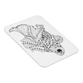 Magnet Flexible Doodle de poisson (Côté Droit)