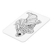 Magnet Flexible Doodle de poisson (Côté Gauche)