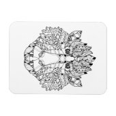 Magnet Flexible Doodle de tête de singe (Horizontal)