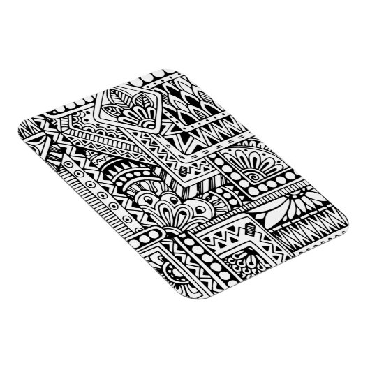 Magnet Flexible Doodle ethnique (Côté Droit)