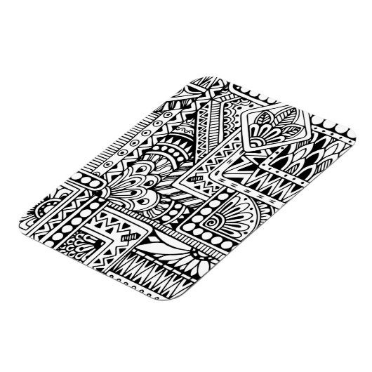 Magnet Flexible Doodle ethnique (Côté Gauche)