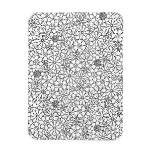 Magnet Flexible Doodle floral