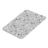 Magnet Flexible Doodle floral (Côté Gauche)
