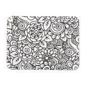 Magnet Flexible Doodle Floral Retro (Horizontal)