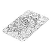 Magnet Flexible Doodle Flowers Et Mandalas (Côté Gauche)