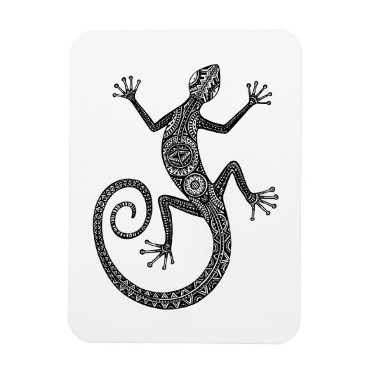 Magnet Flexible Doodle Lizard Ou Salamander (Vertical)